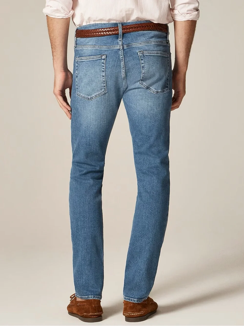 J CREW 484 Slim-fit stretch jean in medium wash Size 33 NWT $148 BX862
